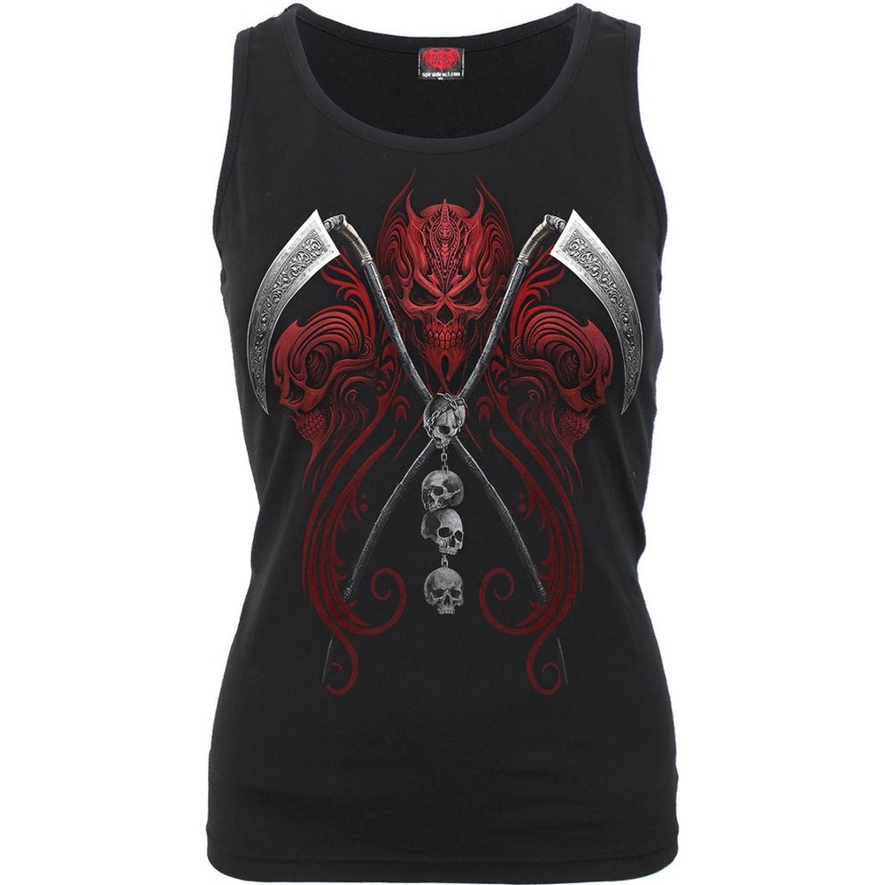 Spiral - Reaperess Sleeveless top - Black